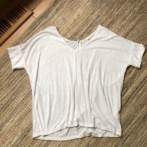 Haute Society women’s cream short sleeve shirt